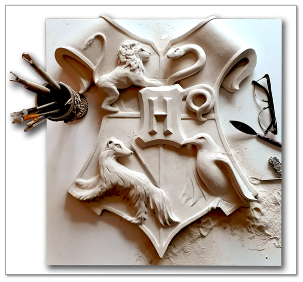 Sculpture Blason Poudlard